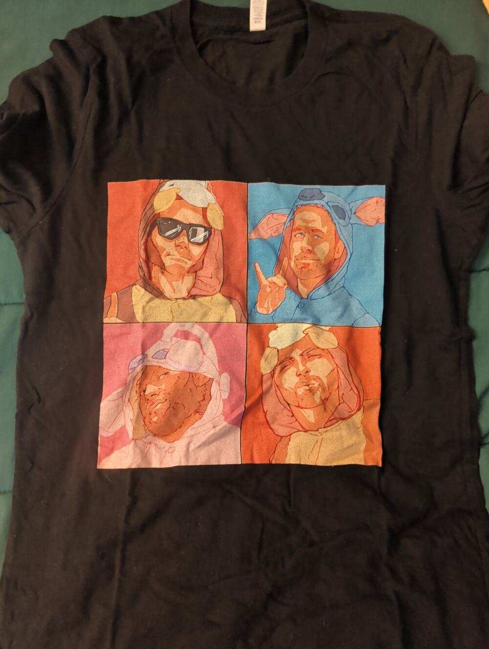Being the Elite Young Bucks Adam Cole Kenny Omega Medium Shirt Lilo & Stitch
